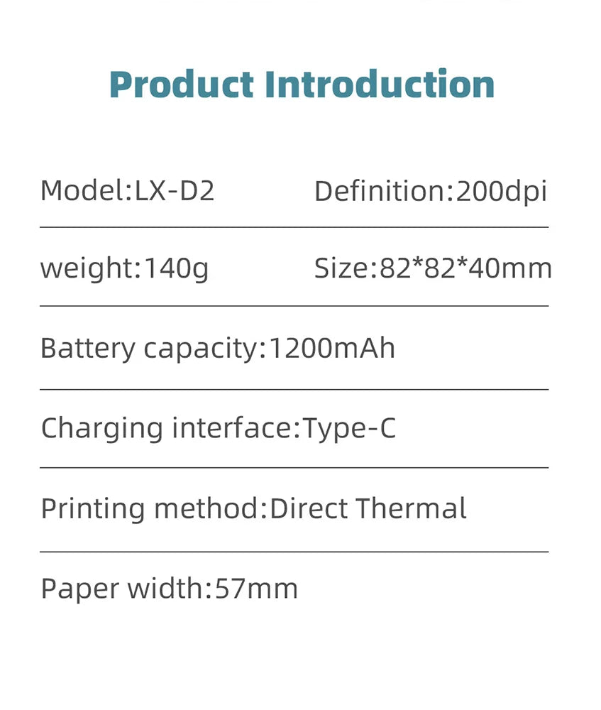 LIMITED EDITION Mini Printer (+ Free Roll)