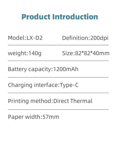 LIMITED EDITION Mini Printer (+ Free Roll)